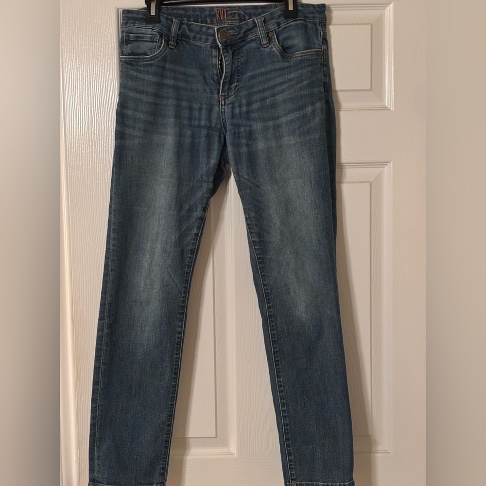 Kut from the Kloth Blue Straight Leg Jeans Size 6